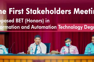 BET (Honors) in Information and Automation Technology Degree for the Technology